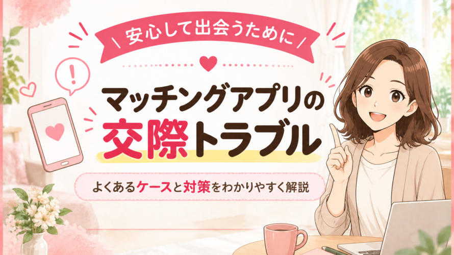 交際トラブル―婚活・マッチングアプリで注意すべきこと